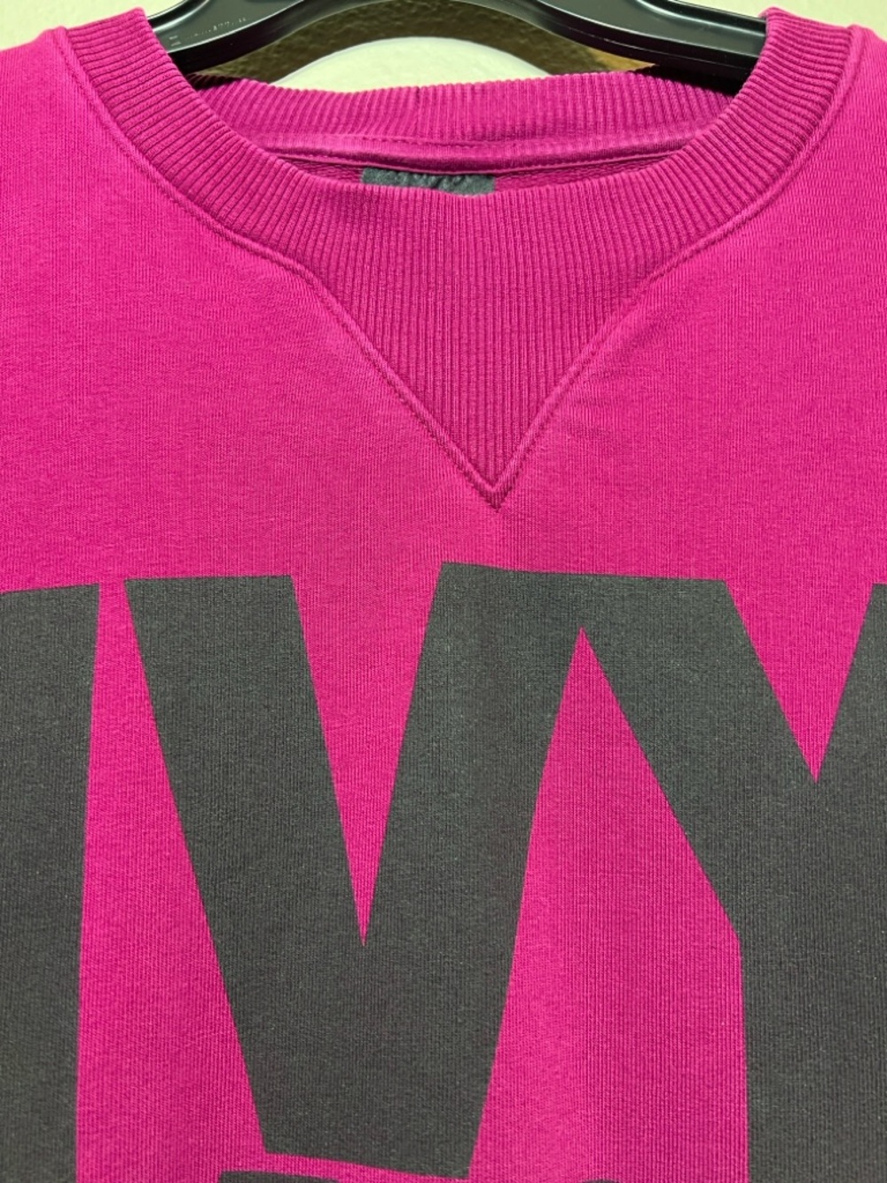 Ivy Park Beyonce Spell Out Logo Pink/ Purple Crewneck Sweatshirt Women's Large - Picture 3 of 7